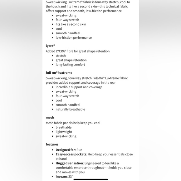 Lululemon Speed Up Crop Heathered Gray/Black Full On Luxtreme - Picture 6 of 12